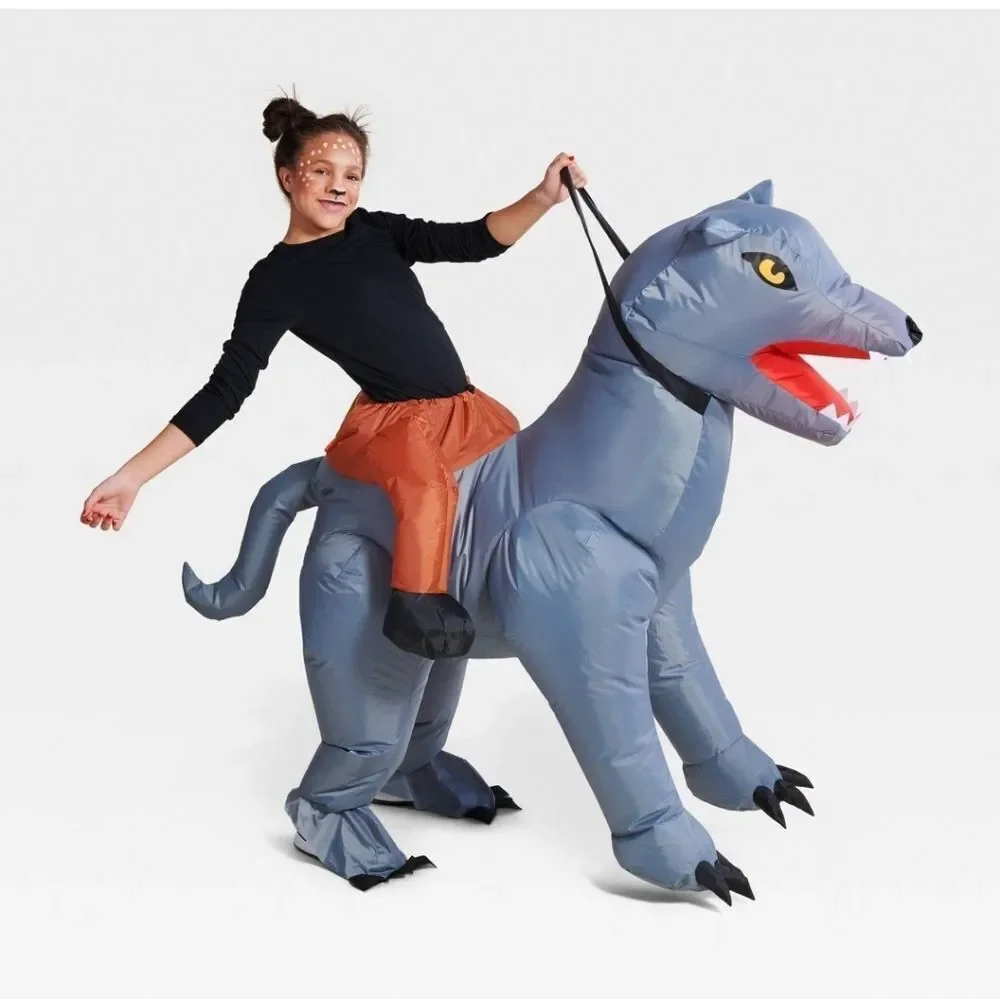 Kids' Wolf Rider Inflatable Halloween Costume One Size Fits Most - Hyde and EEK!